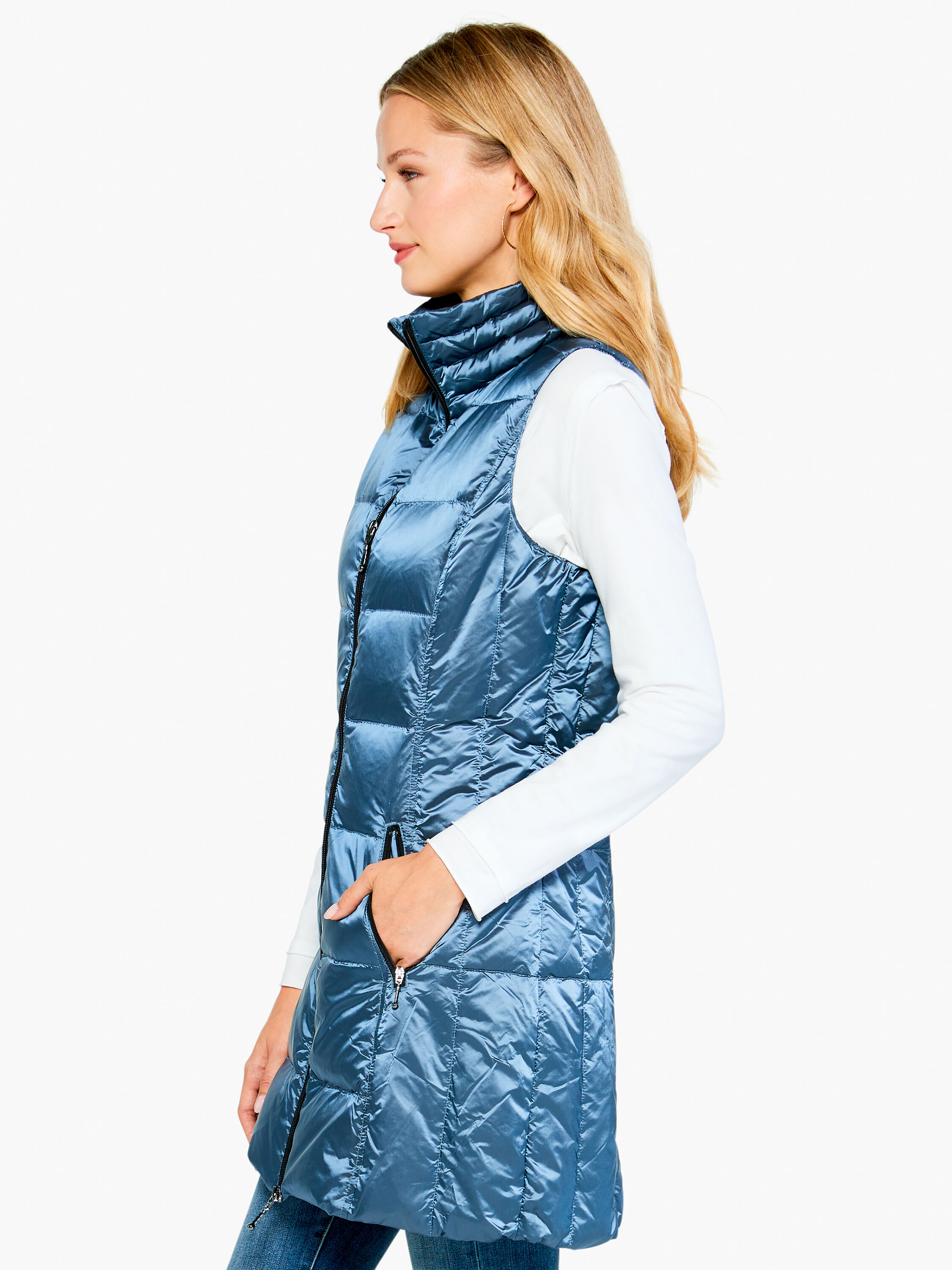 Long Down Filled Vest NIC ZOE