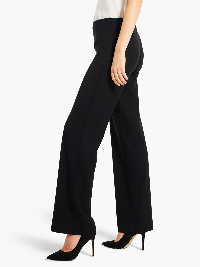 Woman Wears 31" Avenue Wide Leg Trouser image number 2