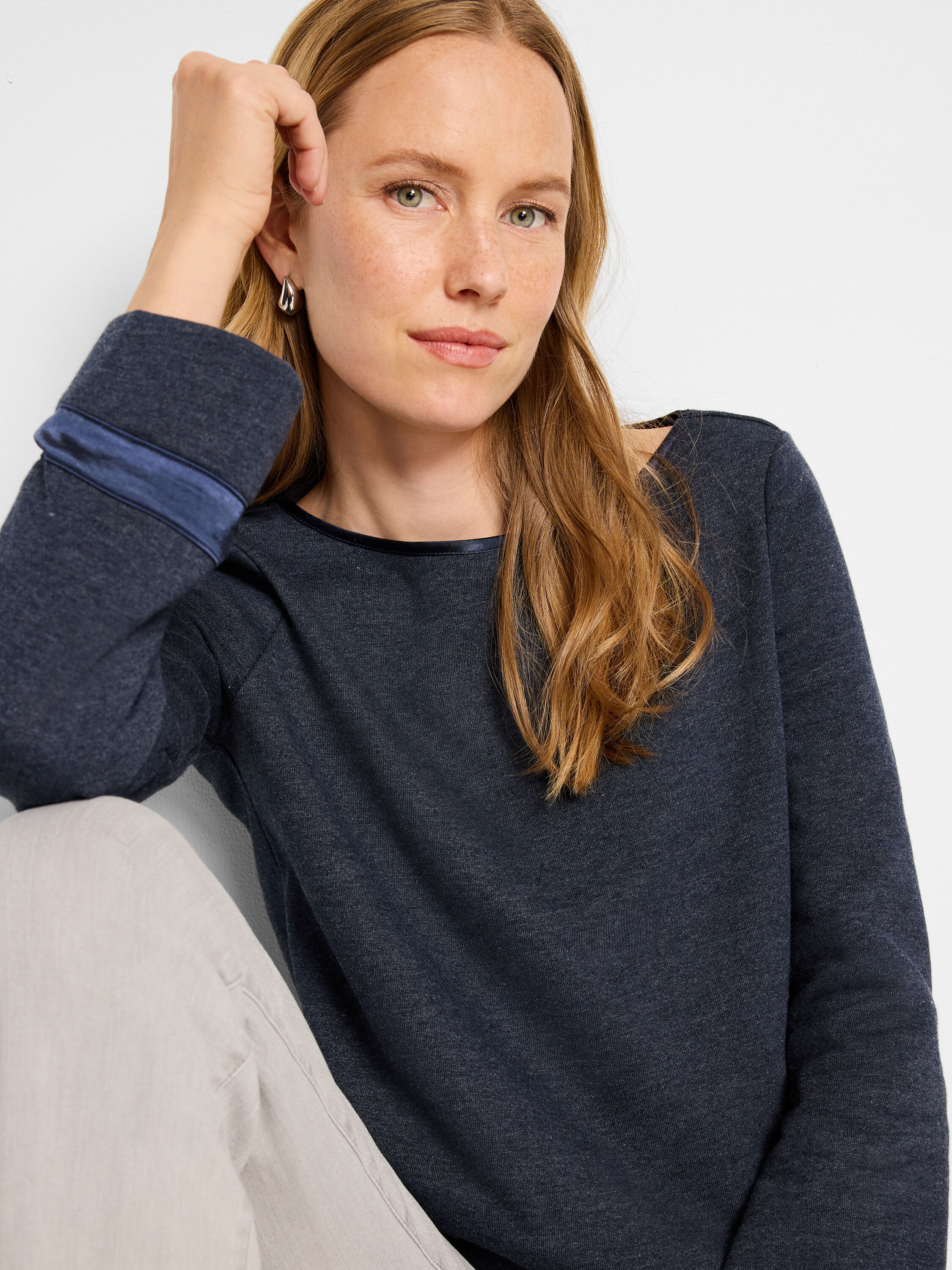 NZT Lounge Around Ribbon Trim Top | NIC+ZOE