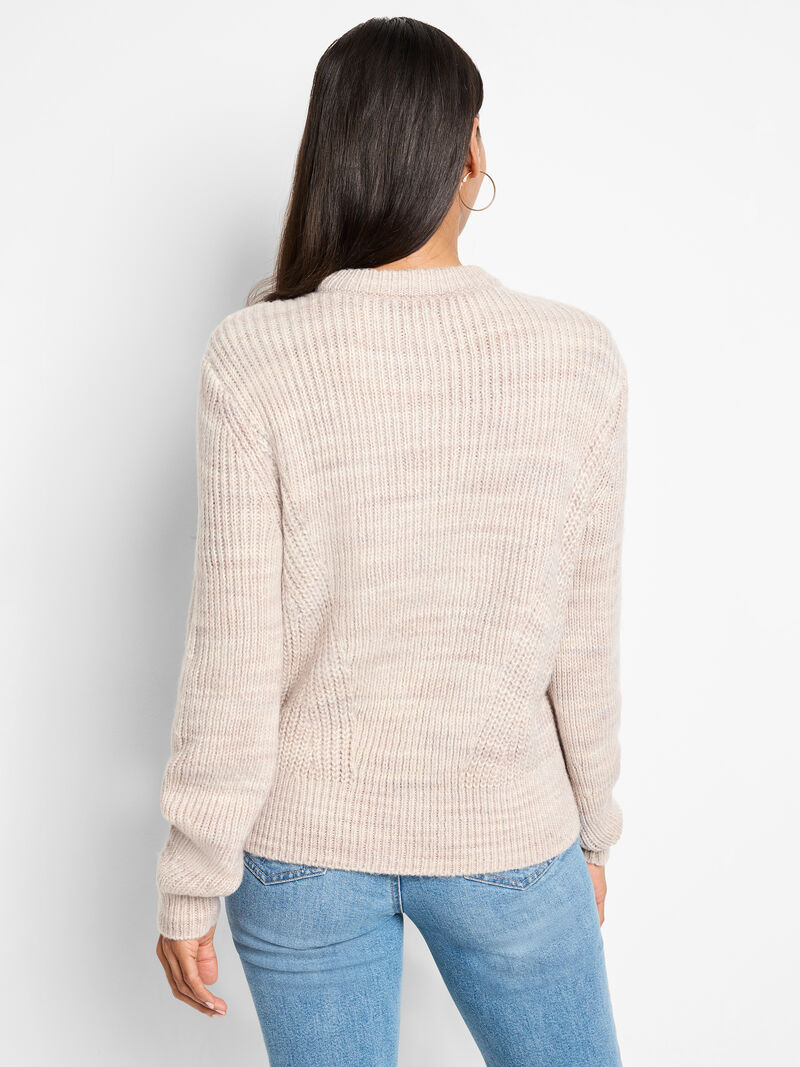 Woman Wears Party Mix Crew Sweater image number 3