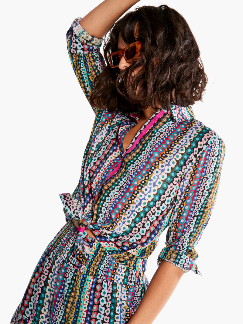 Flower Field Crinkle Shirt