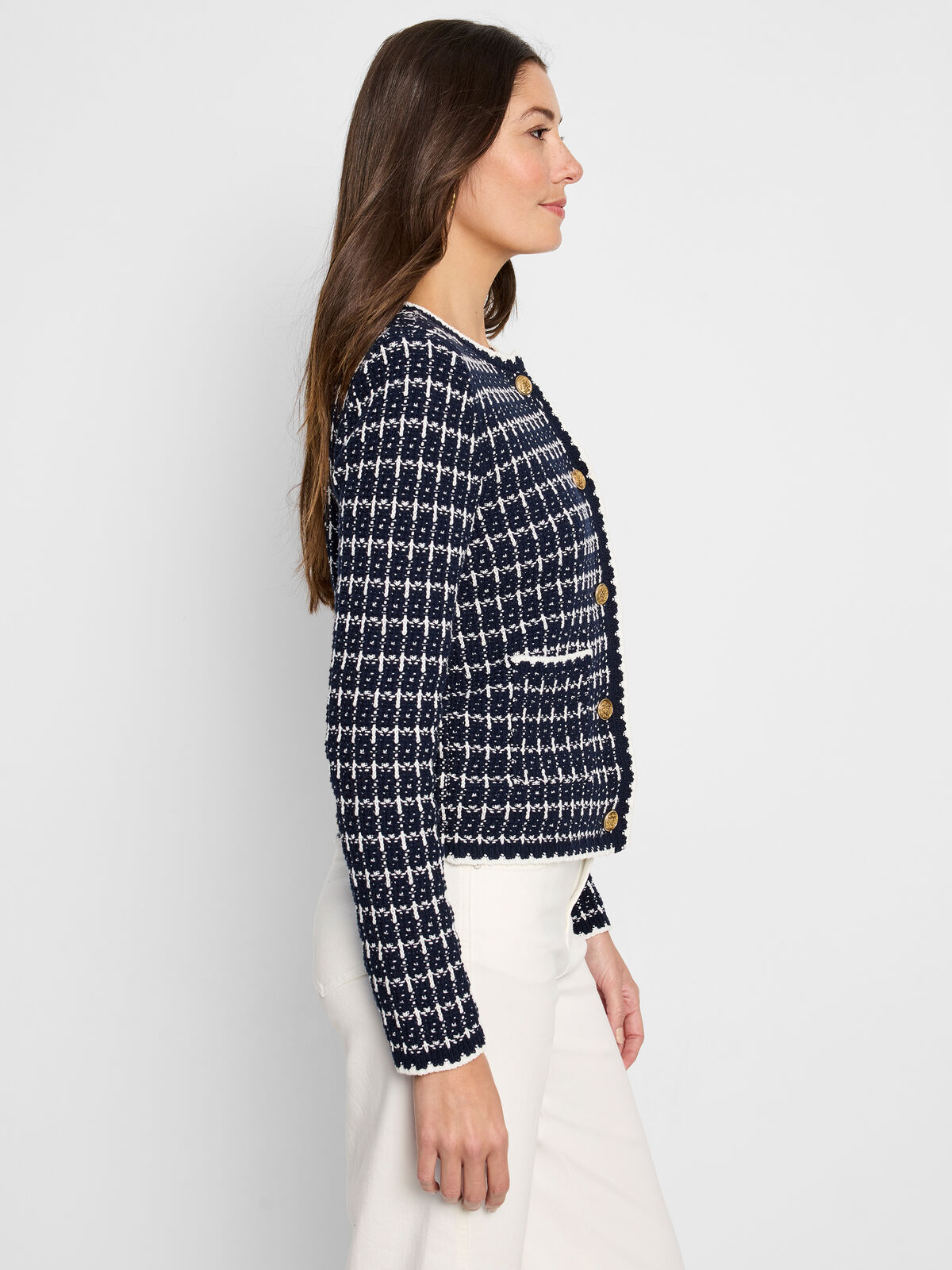 Mixed Up Sweater Jacket