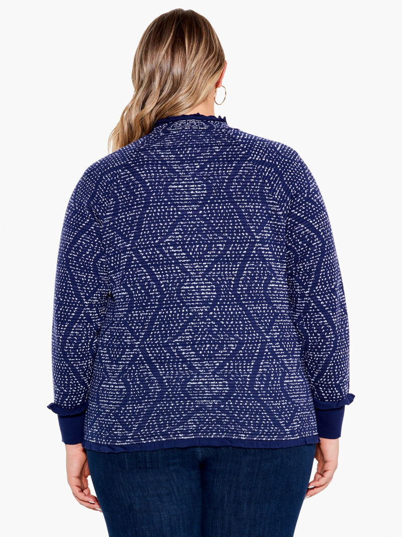 Woman Wears Starry Sky Jacket image number 3