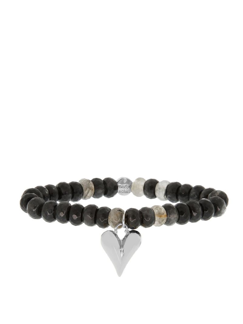 Marlyn Schiff - Mocha Quartz Heart Bracelet