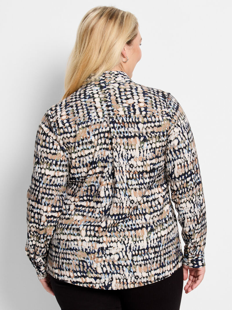 Woman Wears Harvest Dot Top image number 3