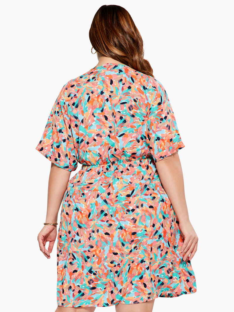 Woman Wears Punchy Petals Dress image number 2