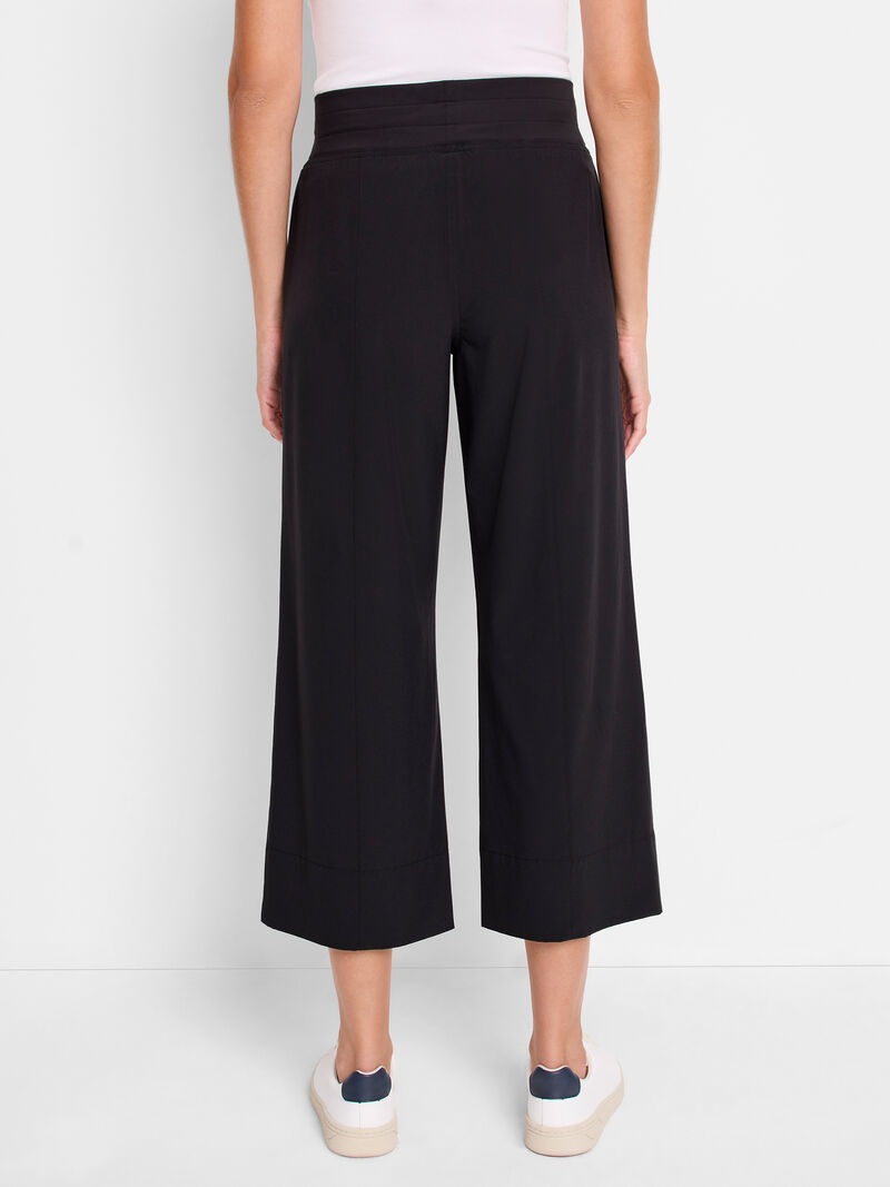 Woman Wears Tech Stretch Wide Leg Pant image number 3