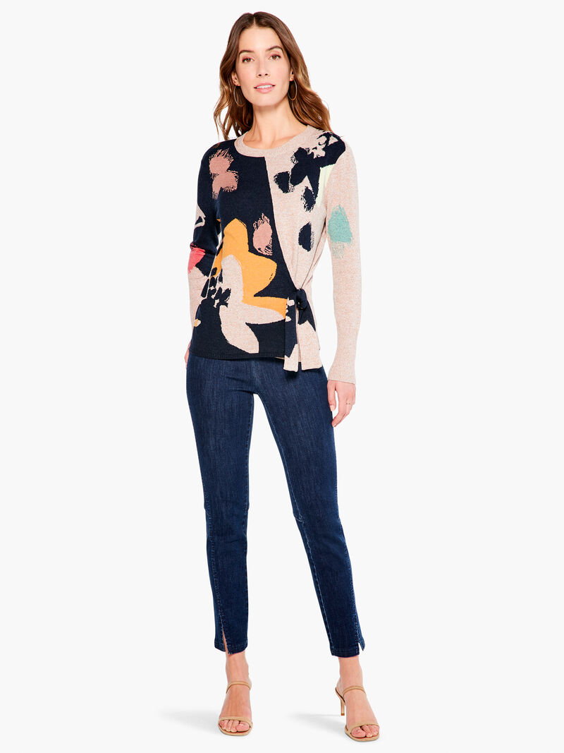 Woman Wears At Dusk Sweater image number 3
