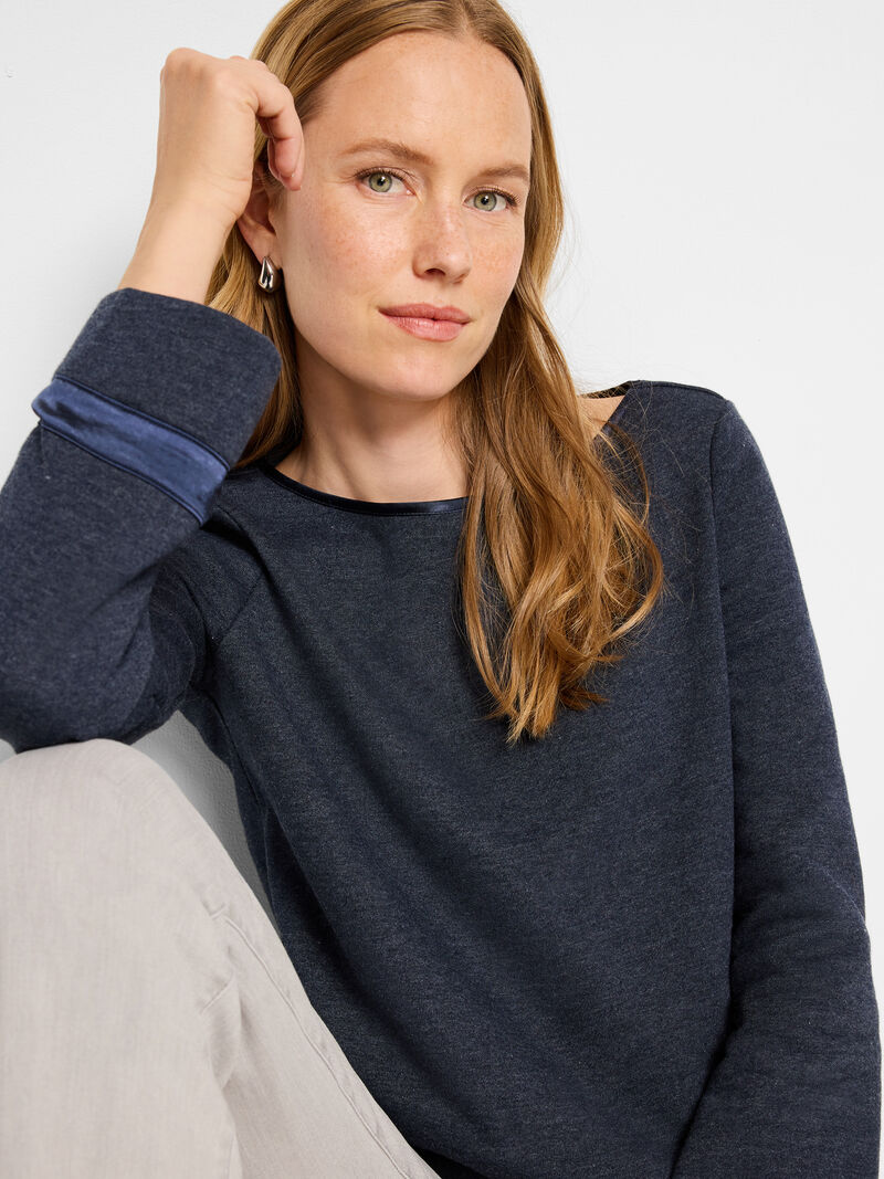 NZT Lounge Around Ribbon Trim Top