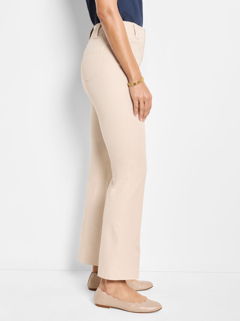 Woman Wears 28" Plaza Demi Boot Cotton Bi-Stretch Pant image number 2