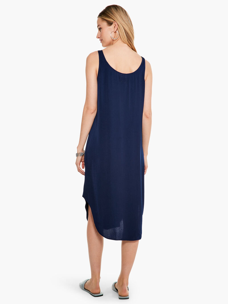Woman Wears Soft Drape Dress image number 2