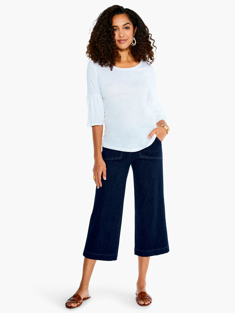 Woman Wears All Day Wide-Leg Crop Jean image number 0