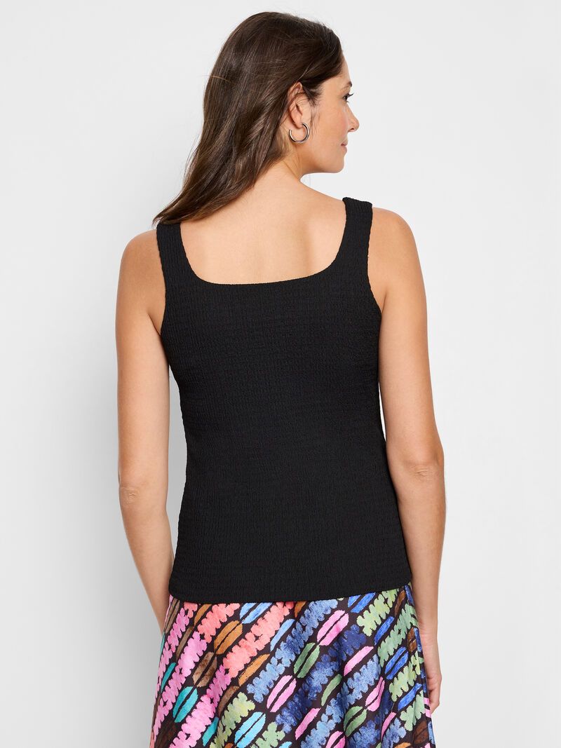 Woman Wears Bubble Knit Tank image number 3