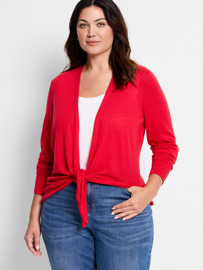 Woman Wears All Year 4-Way Cardigan image number 0