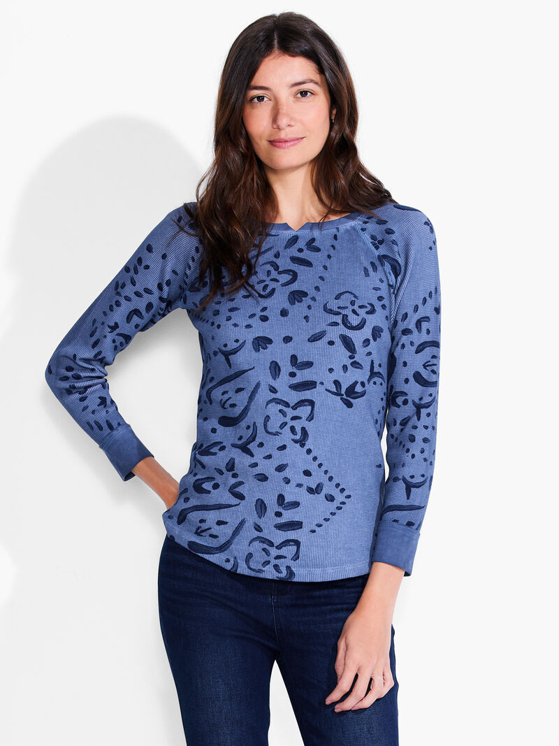 NZT Long Sleeve Oceanus Waffle Tee
