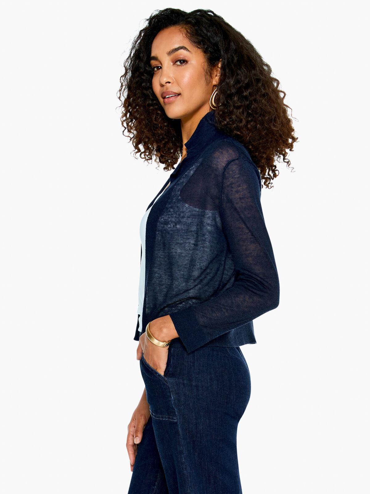 Featherweight Pop On Cardigan