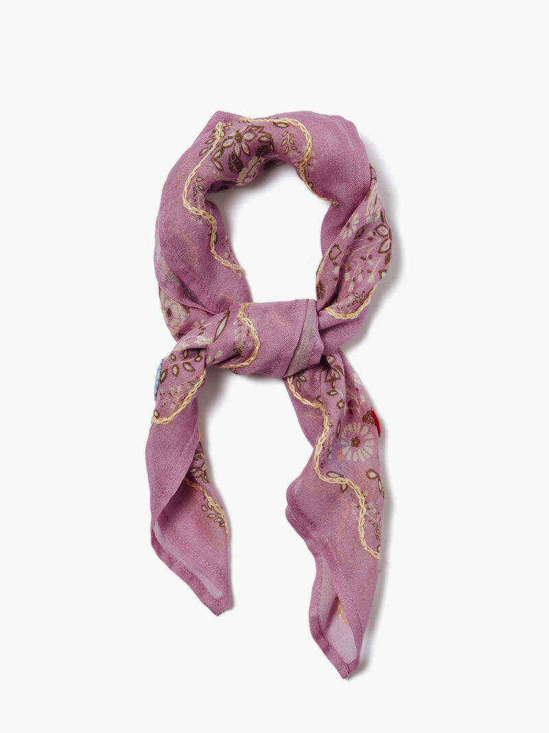 Woman Wears Chan Luu - Embroidered Bandana image number 0