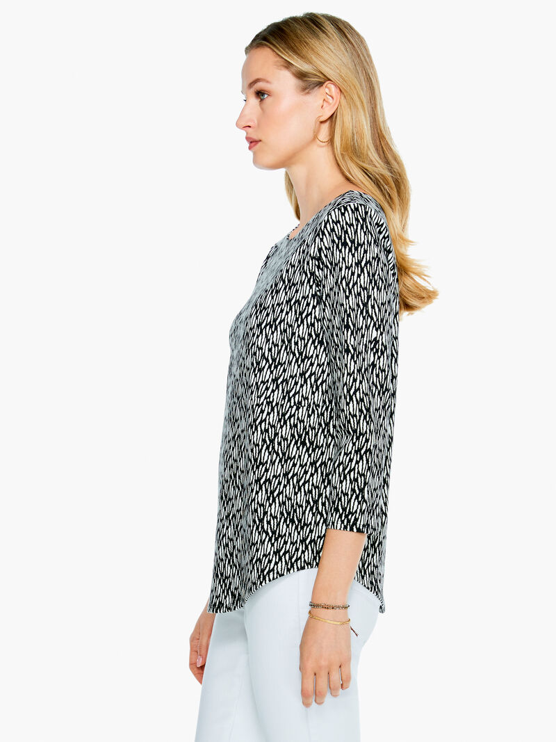 Woman Wears Vanilla Bark Top image number 1