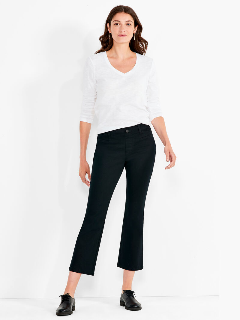 Woman Wears NZT Long Sleeve V Tee image number 3