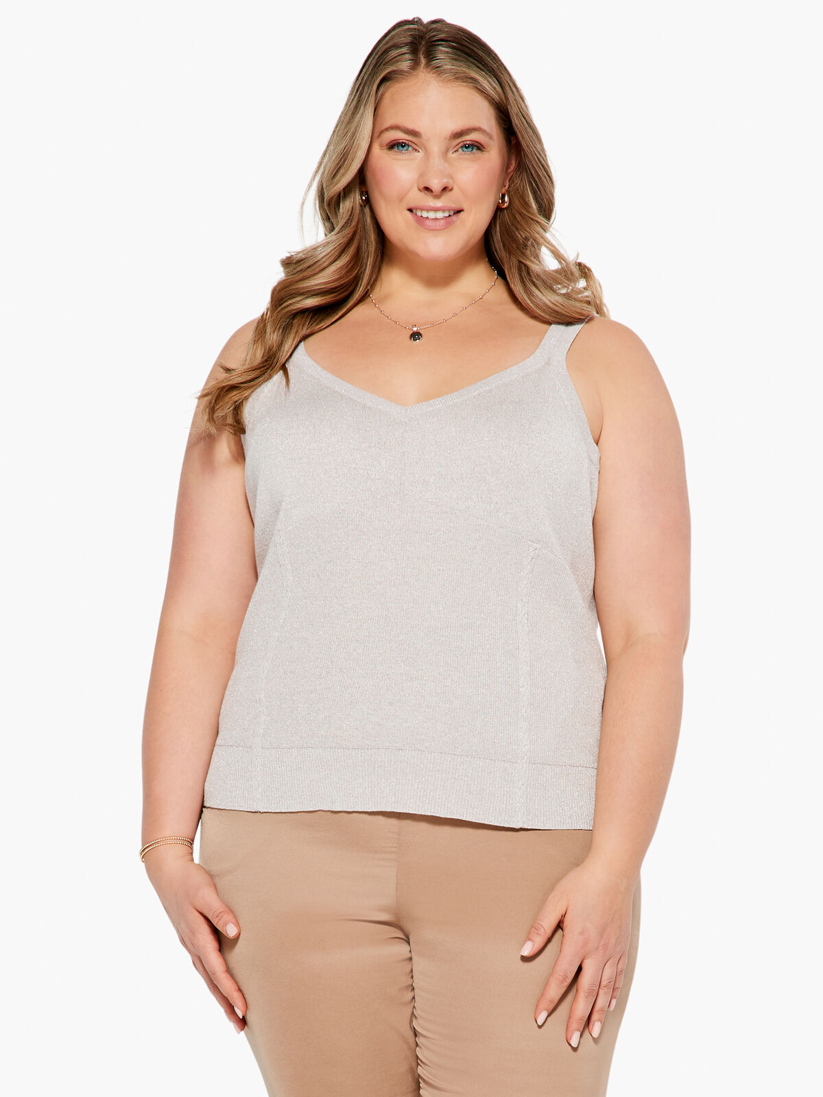 Lurex Corset Tank