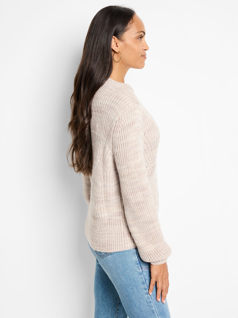 Woman Wears Party Mix Crew Sweater image number 2