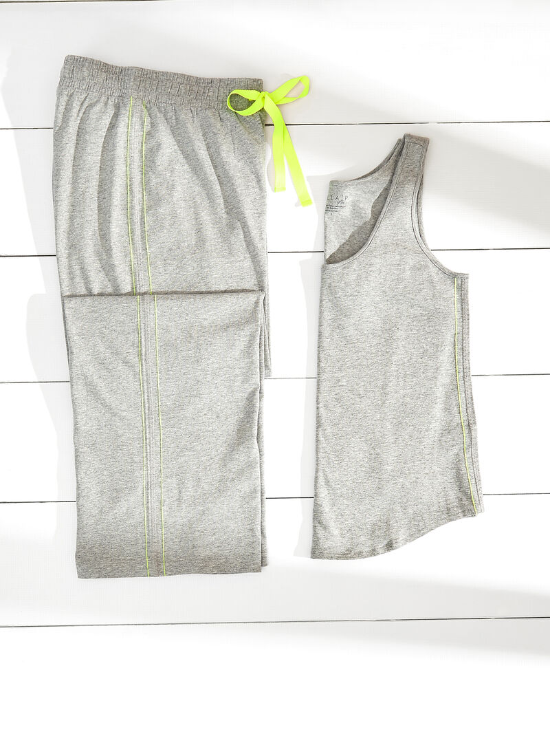 Woman Wears Lilla P - Tank Sleepwear Set image number 4
