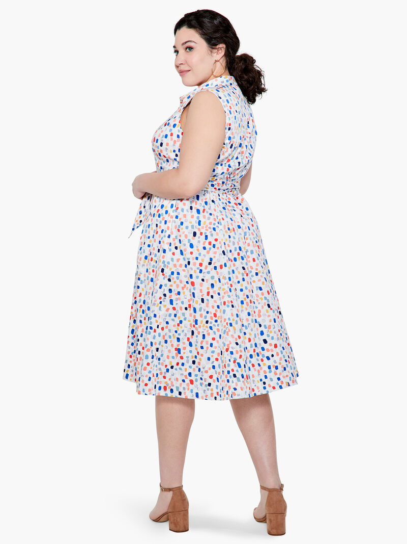 Woman Wears Seaglass Shirt Dress image number 2