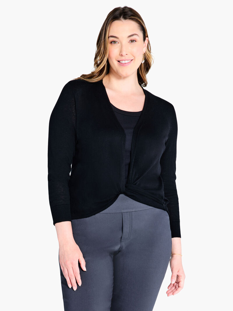 Woman Wears All Year 4-Way Cardigan image number 2