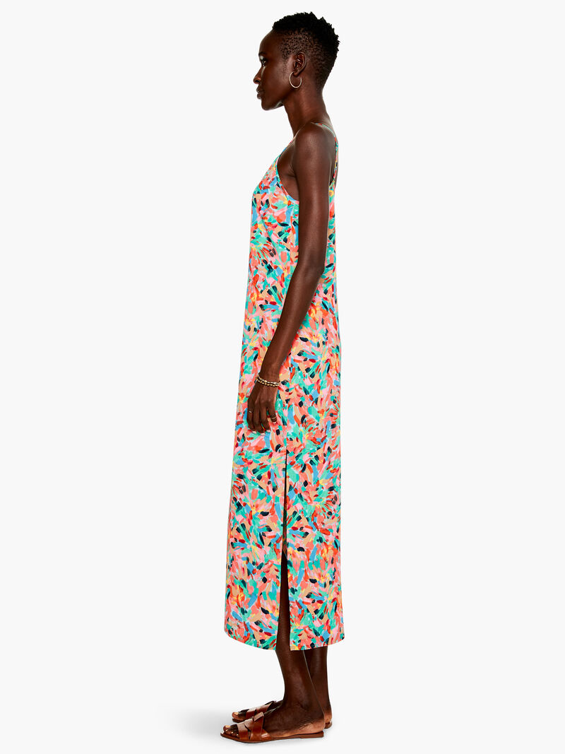 Woman Wears Punchy Petals Slip Dress image number 1