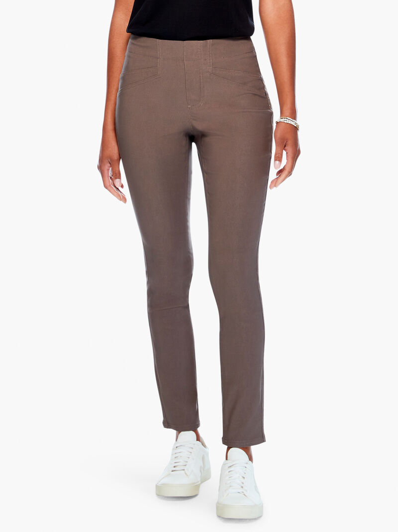 Woman Wears Wonderstretch Slim Jean image number 1