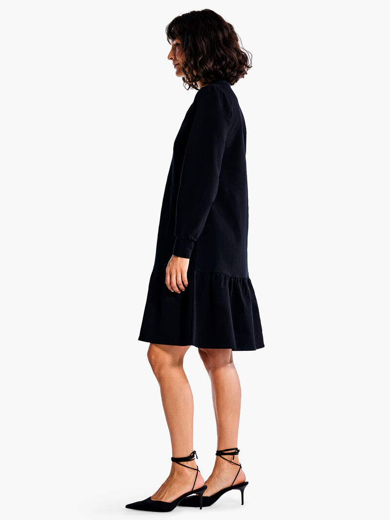 Tiered French Terry Dress