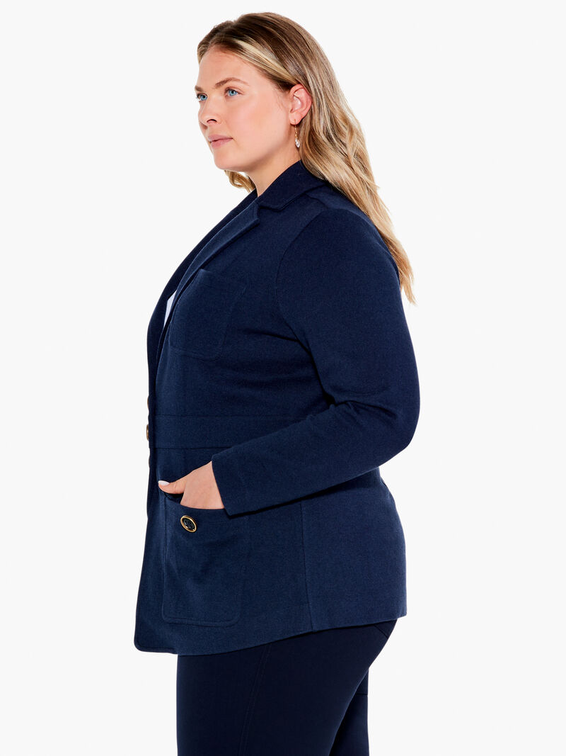Woman Wears Editor Blazer image number 1
