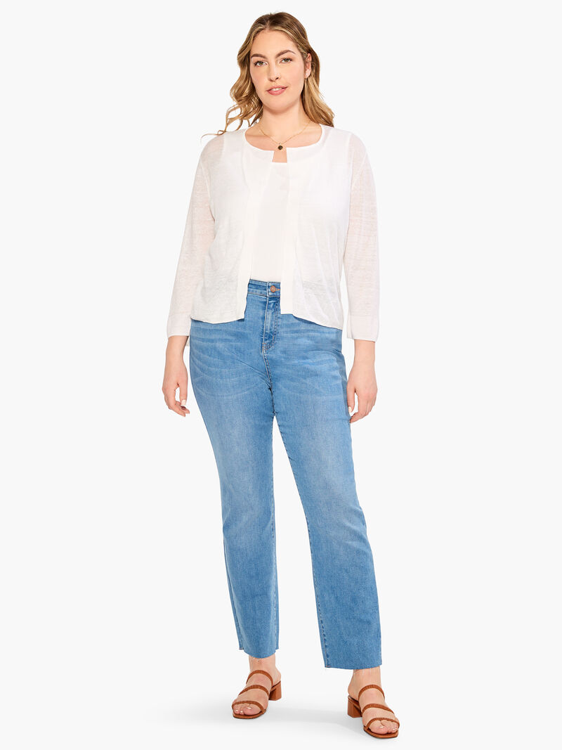 Woman Wears Easy Featherweight Cardigan image number 3