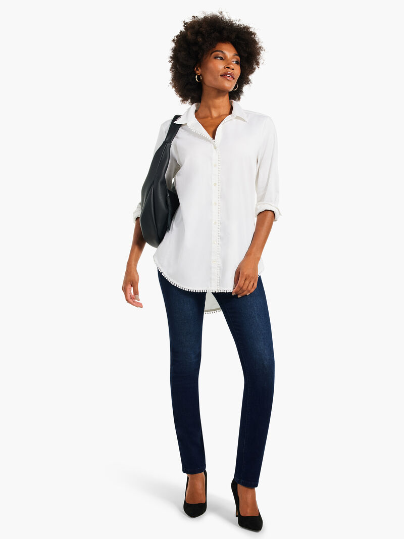 Woman Wears Round About Shirt image number 5