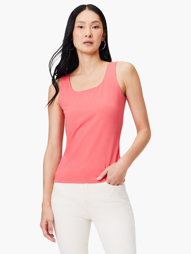 Woman Wears Shelf Bra Perfect Tank image number 0
