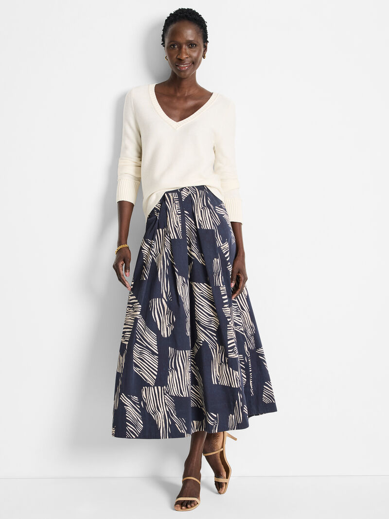 Zebra Stripe Skirt