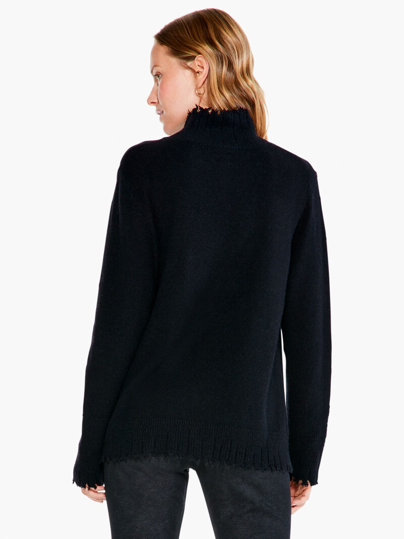 Woman Wears Cozy Up Turtleneck Sweater image number 2