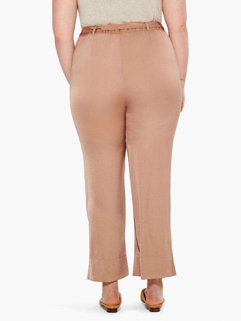 Woman Wears Soft Drape Wide-Leg Pant image number 2