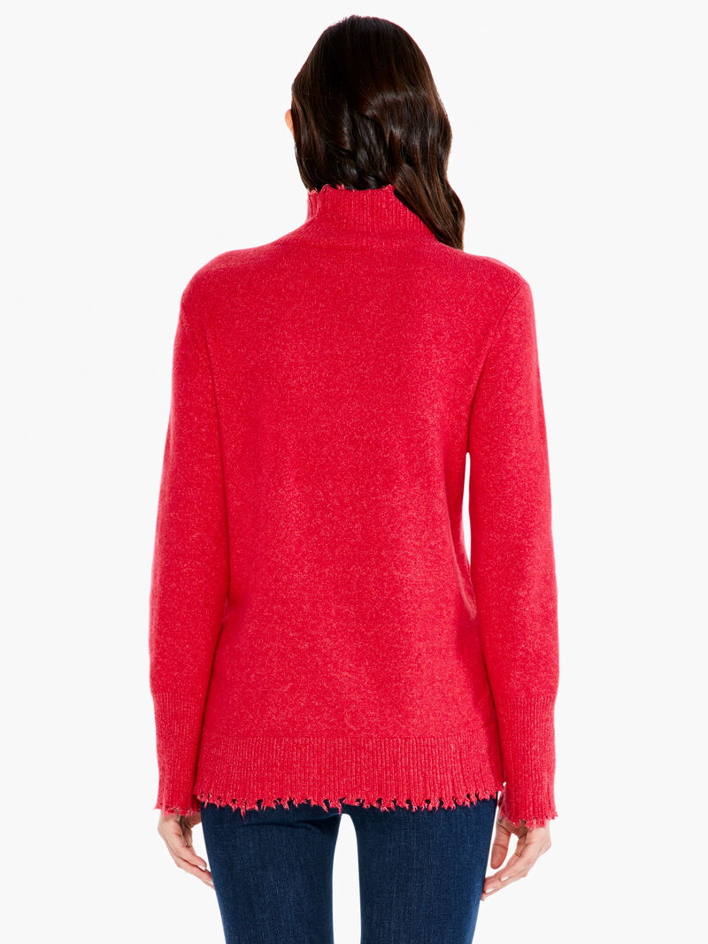 Woman Wears Cozy Up Turtleneck image number 2