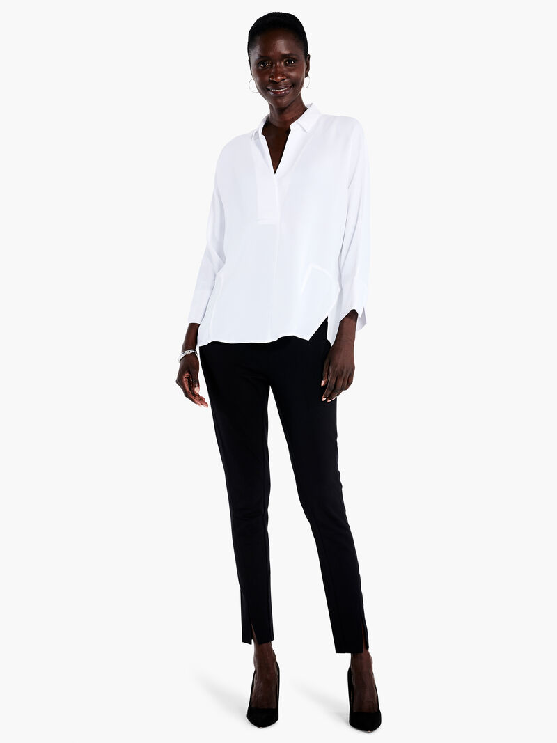 Woman Wears Flowing Ease Blouse image number 3