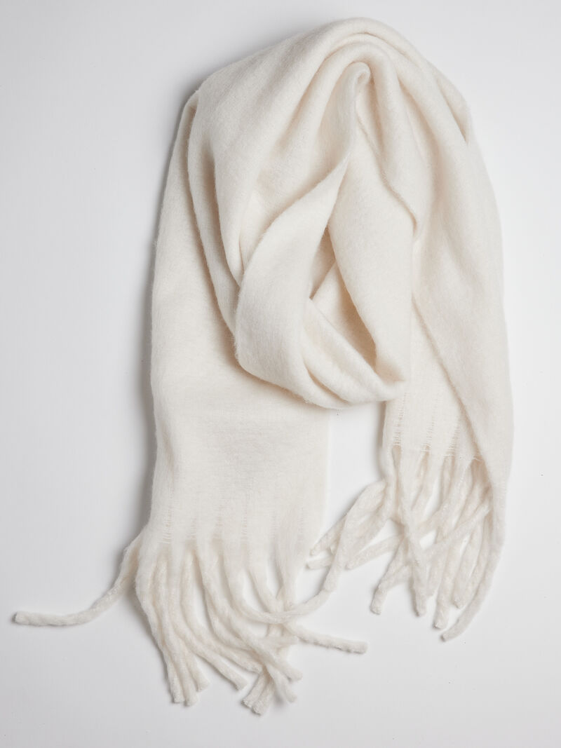 Woman Wears Hat Attack - Chic Solid Scarf image number 0