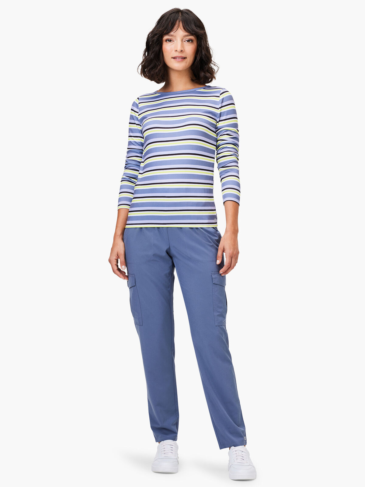 Easy Stripe Flow Fit Top