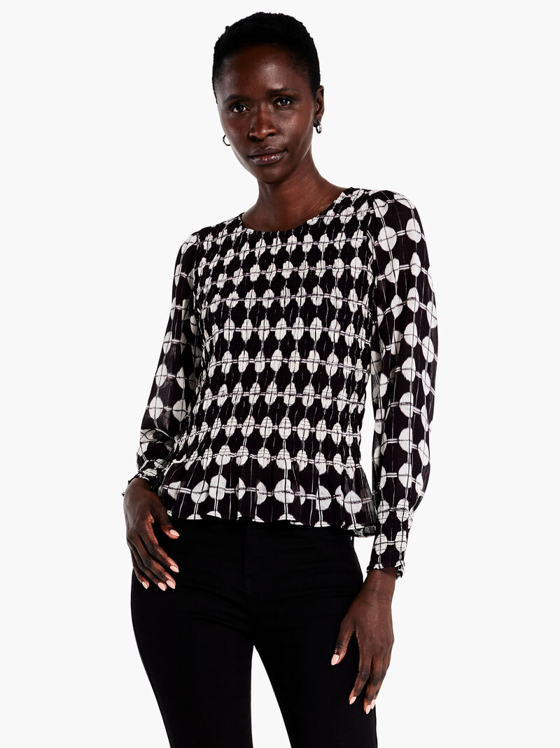 Chiffon Dot Top