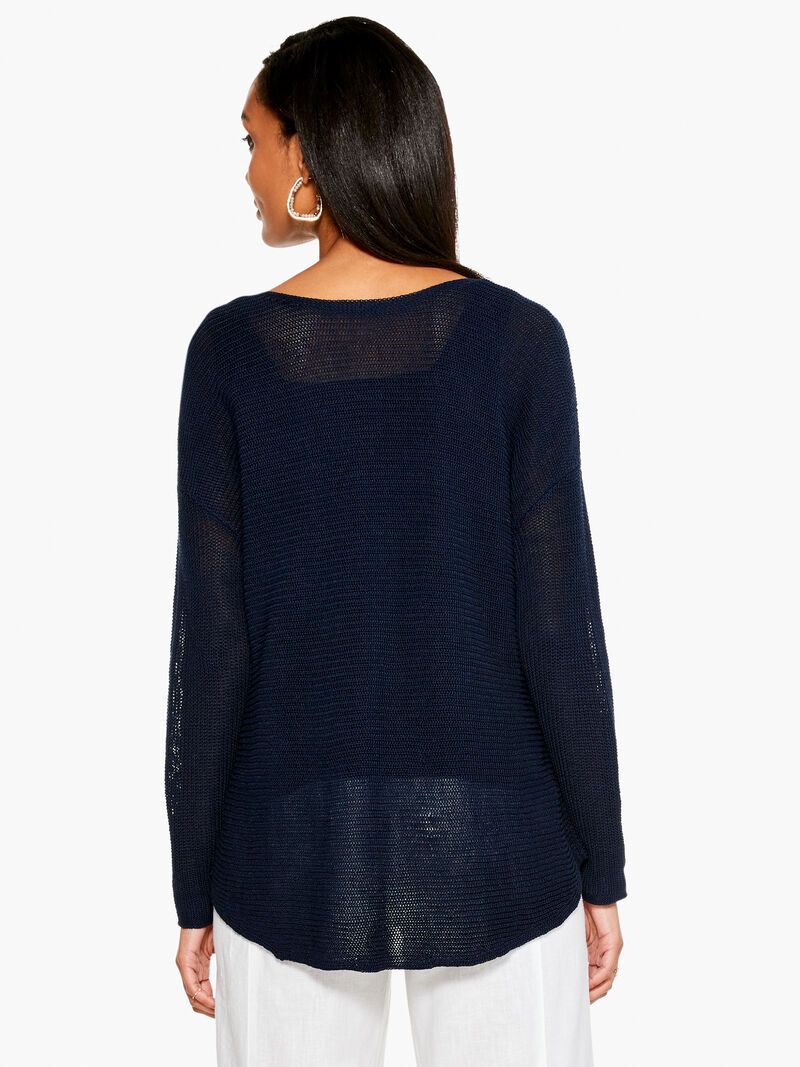 Woman Wears Summer Sweater image number 2