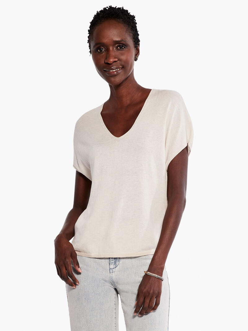 Relaxed V Sweater Tee