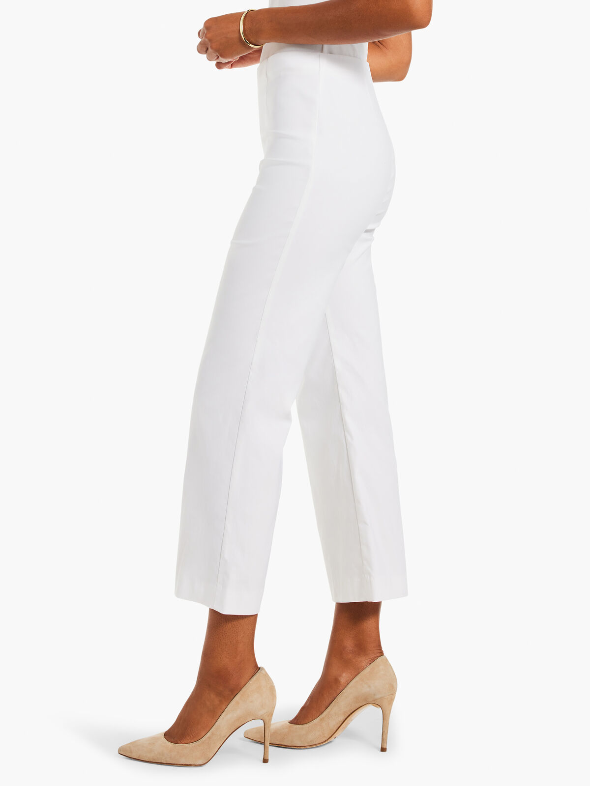 Polished Wonderstretch Wide-Leg Crop