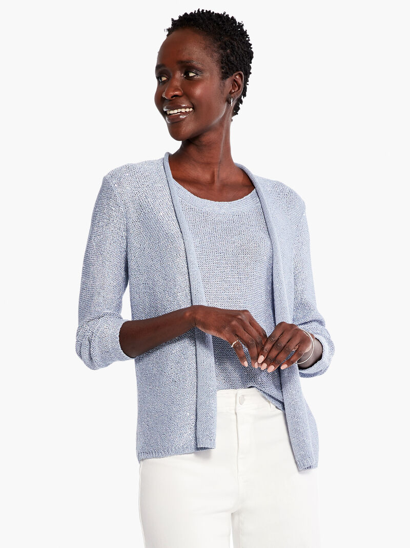 
                    Sequin Cardigan