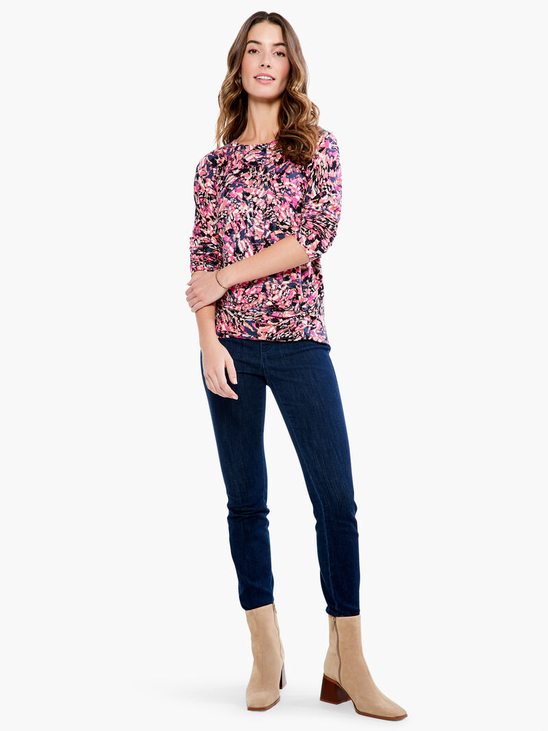 Woman Wears Kaleidoscope Top image number 3