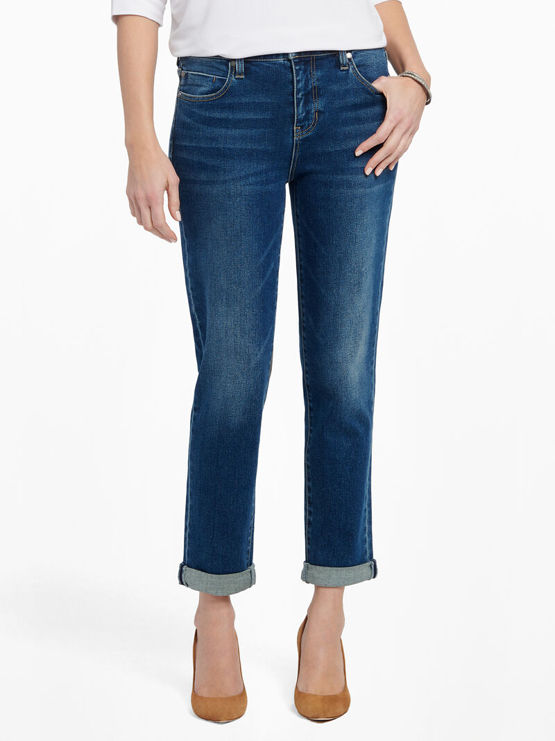 Liverpool Marley Girlfriend Roll Cuff Jean