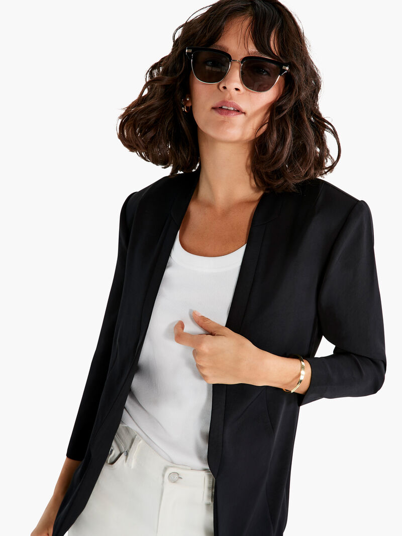 Woman Wears Smart Look Blazer image number 0